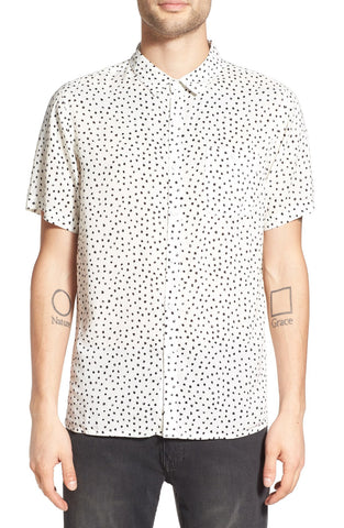 Short Sleeve Print Woven Shirt