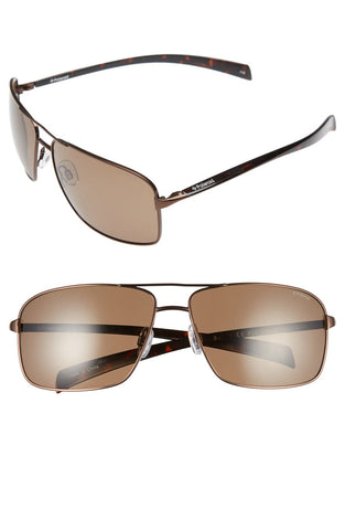 Polaroid Eyewear - 64mm Polarized Aviator Sunglasses - shop on Greybox