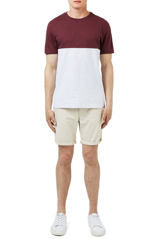 Topman - Skinny Fit Twill Chino Shorts - shop on Greybox
