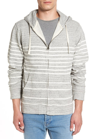 Stripe Zip Hoodie