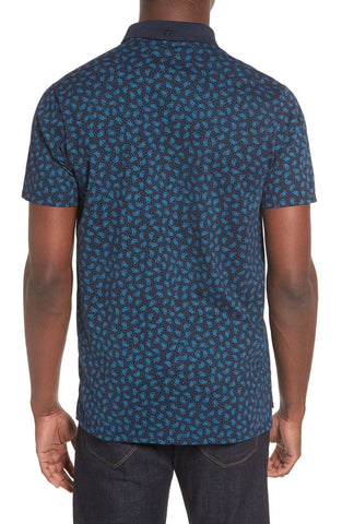 Paisley Print Jersey Polo