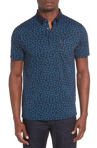 Paisley Print Jersey Polo