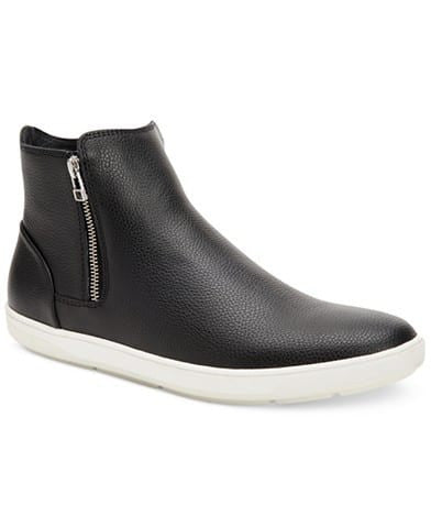 Calvin Klein - Calvin Klein Men's West Tumbled Leather Zip Boots - shop on Greybox