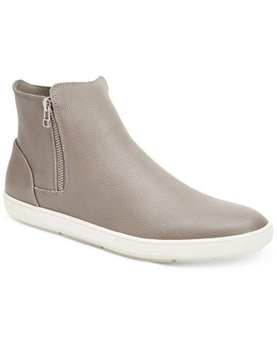 Calvin Klein Men's West Tumbled Leather Zip Boots