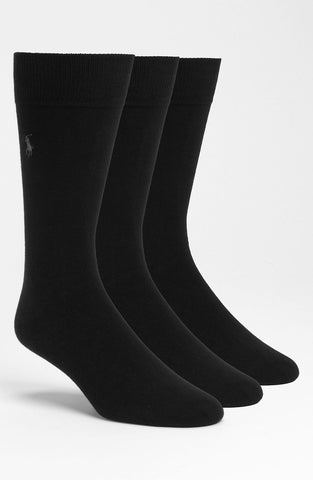 Polo Ralph Lauren - Combed Cotton Blend Socks (3-Pack) - shop on Greybox