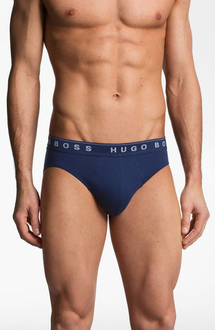 BOSS - Cotton Briefs (Assorted 3-Pack) - shop on Greybox