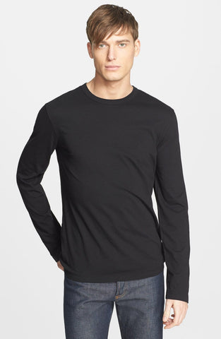 James Perse - Long Sleeve Crewneck T-Shirt - shop on Greybox