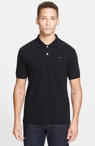 Piqué Polo with Small Heart Appliqué