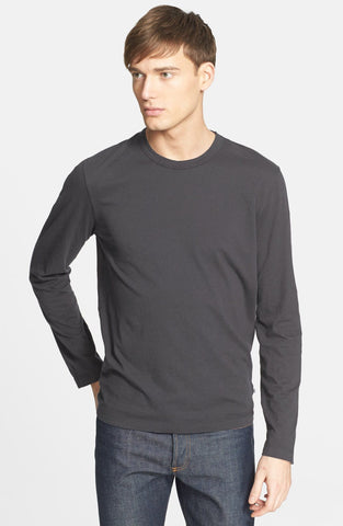 James Perse - Long Sleeve Crewneck T-Shirt - shop on Greybox