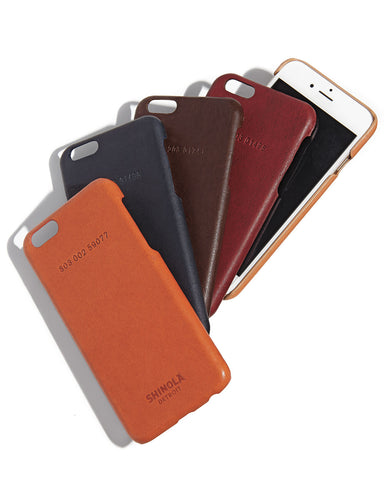 Shinola - Leather Wrapped iPhone 6 Case - shop on Greybox