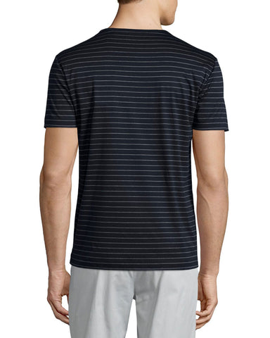 Theory - Andrion Striped Short-Sleeve T-Shirt, Eclipse - shop on Greybox